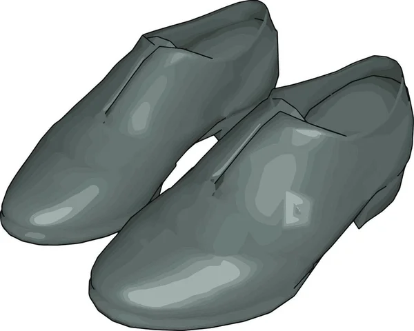 Model Sepatu Ilustrasi Vektor Pada Latar Belakang Putih - Stok Vektor
