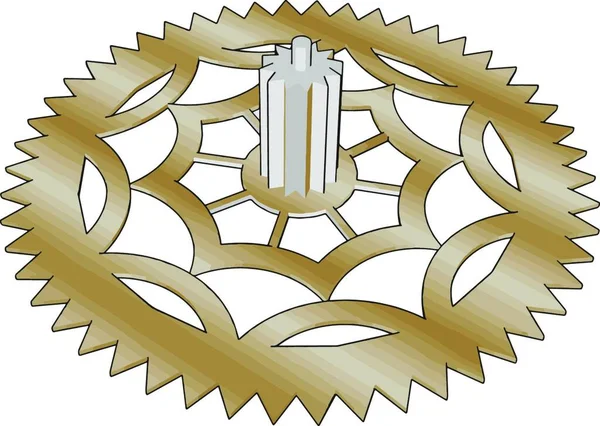 Medaglia Oro Con Corona Oro — Vettoriale Stock