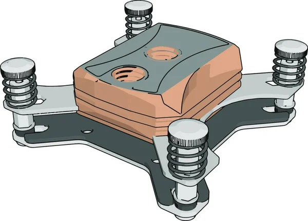 Vektor Illustration Einer Reihe Von Industrieanlagen — Stockvektor