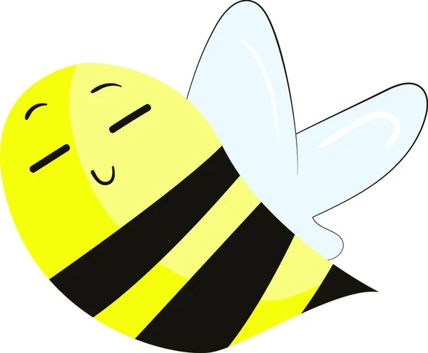 Иллюстрация Симпатичной Пчелы — стоковый вектор