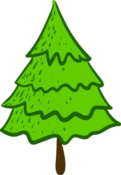 Weihnachtsbaum Vektorillustration — Stockvektor
