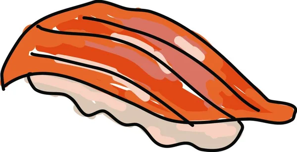 Salmon Web Icon Simple Illustration — Stock Vector