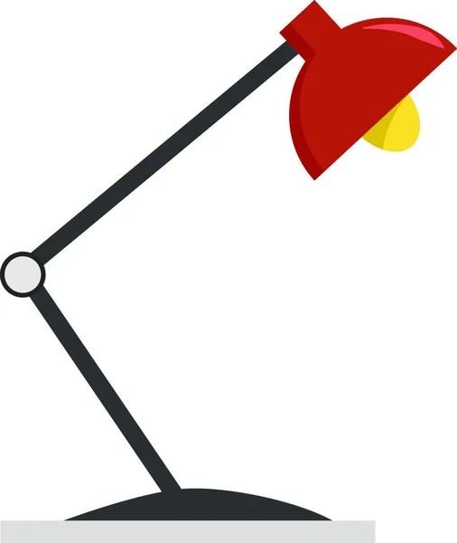 Lampa Webová Ikona Jednoduchá Ilustrace — Stockový vektor