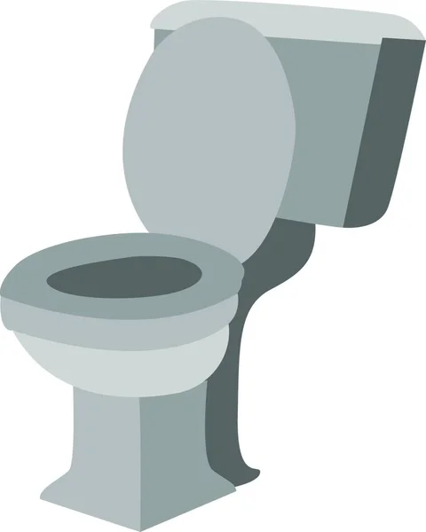 Ikona Záchodové Mísy Karikatura Koupelna Dřez Vektorové Ikony Pro Web — Stockový vektor