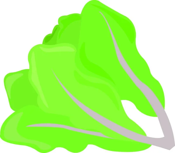 Illustration Une Feuille Verte — Image vectorielle