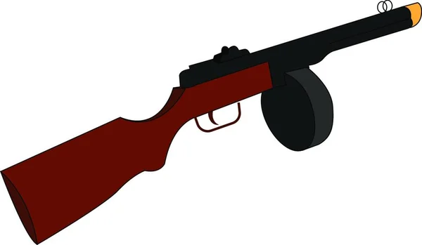 Vectorillustratie Van Een Revolver — Stockvector