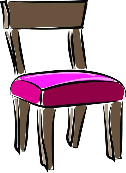 Illustration Vectorielle Une Chaise — Image vectorielle