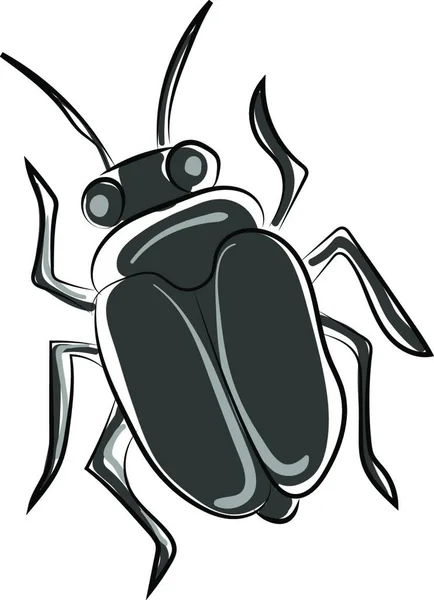 Illustration Cute Beetle — Stock Vector