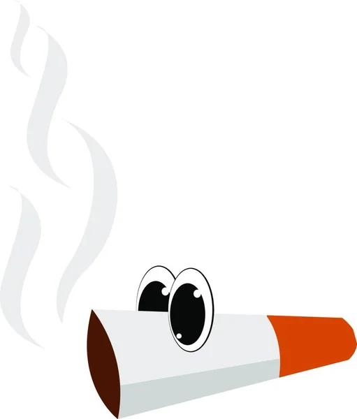Vector Ilustración Cigarrillo — Vector de stock