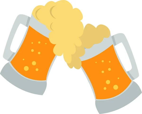 Μπύρα Απεικόνιση Διανύσματος Εικονιδίου Ιστού — Διανυσματικό Αρχείο