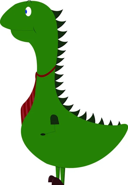 Illustration Dinosaure Mignon — Image vectorielle