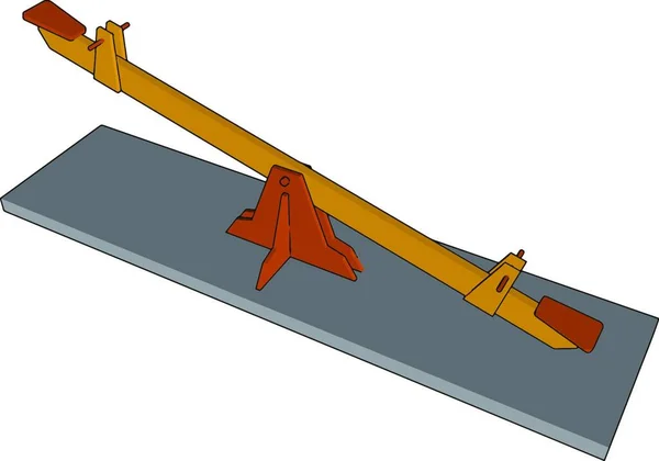 木製の飛行機のイラストです — ストックベクタ