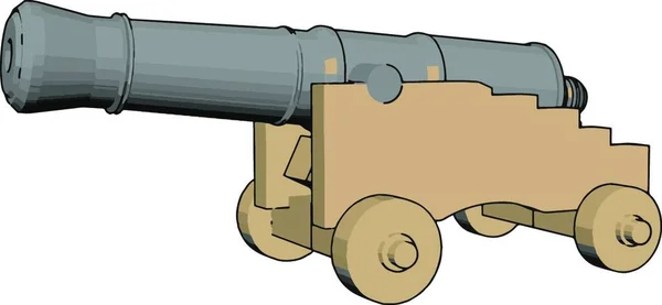 Illustrazione Cartone Animato Vecchia Auto Militare — Vettoriale Stock