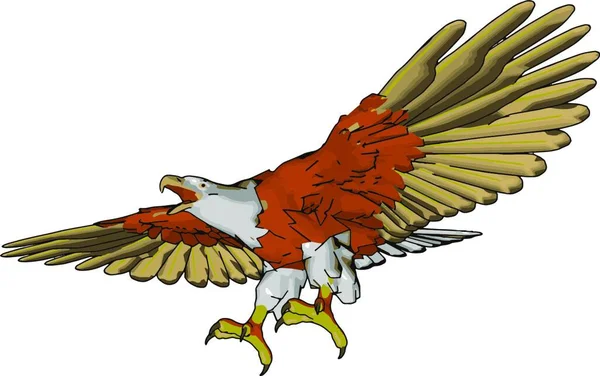 Иллюстрация Птицы Крыльями — стоковый вектор