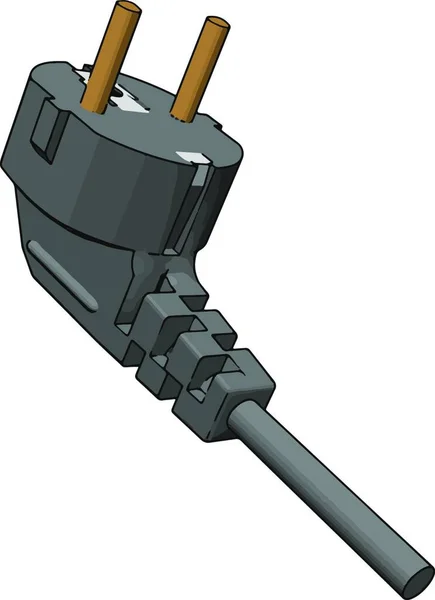 Vector Illustratie Van Een Cartoon Metalen Hamer — Stockvector