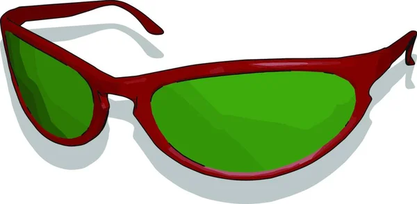 Gafas Sol Aisladas Sobre Fondo Blanco — Vector de stock