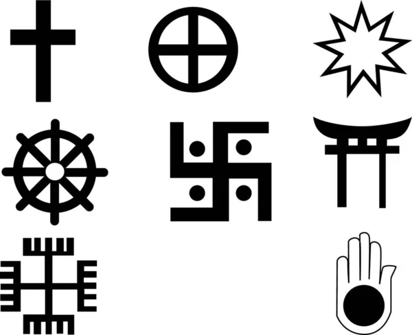 Religion Symbol Vektor Illustration — Stockvektor