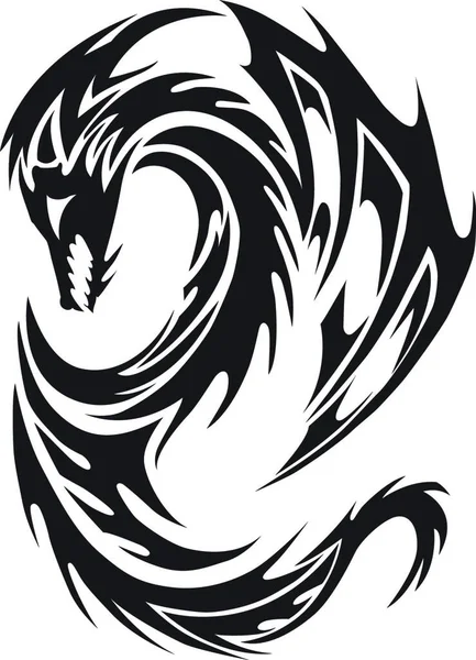 Tatoeage Stijl Vector Illustratie — Stockvector