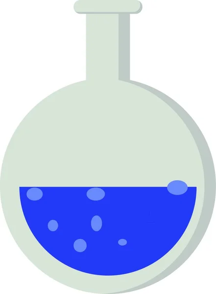 Chemical Pot Illustration Vector White Background — Stock Vector