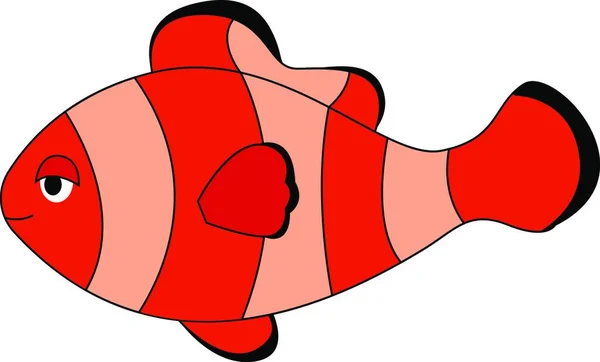 小丑鱼 白色背景上的矢量 — 图库矢量图片