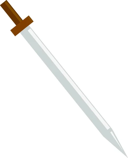 Sword Illustration Vector White Background — Stock Vector