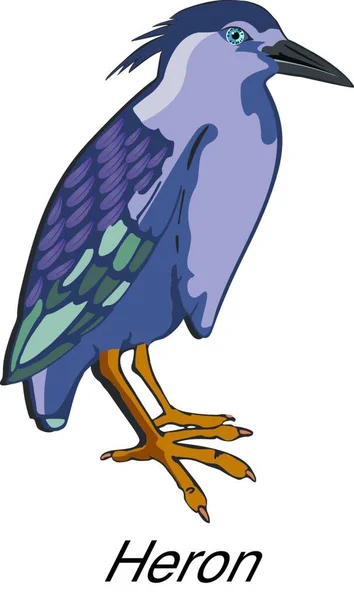 Illustrazione Vettoriale Uccello — Vettoriale Stock