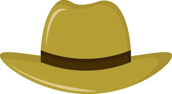 Ilustración Sombrero Con Una Gorra Vaquero — Vector de stock