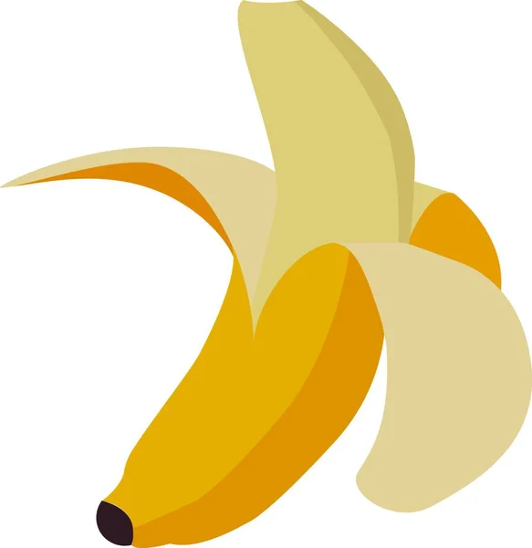 Banana Fruit Icon Cartoon Illustration Yellow Pepper Vector Icons Web — Stock Vector