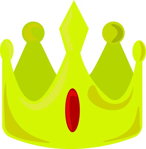 Crown King Royal Vector Illustration — Stock Vector