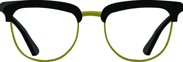 Glasses Sunglasses Eyeglasses Eye Illustration Vector White Background — Stock Vector