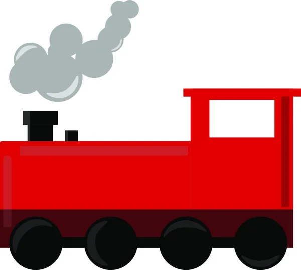 Vektor Illustration Ett Tåg — Stock vektor