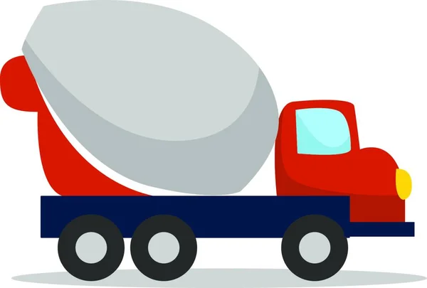 Διανυσματική Απεικόνιση Ενός Φορτηγού — Διανυσματικό Αρχείο