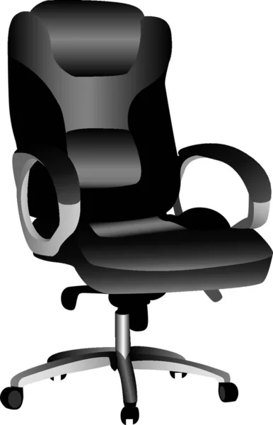 オフィスの椅子 白い背景で隔離の イラストレーション — ストックベクタ