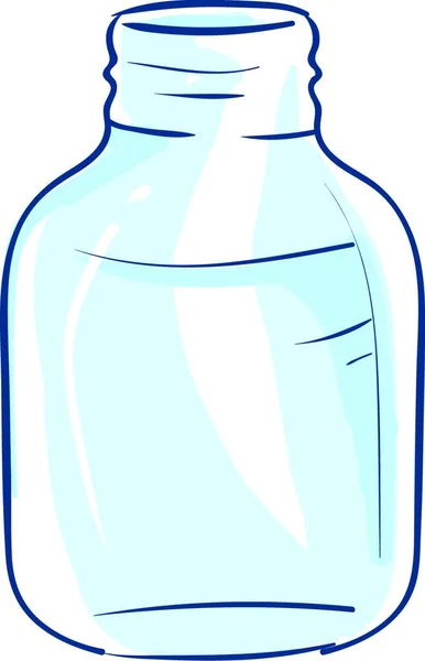Illustration Einer Flasche Wasser — Stockvektor