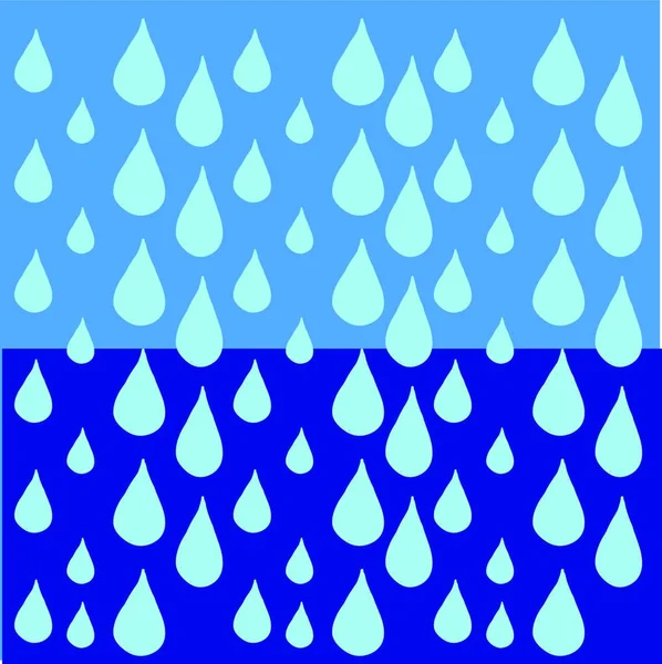 Water Drops Wallpaper Illustration Vector White Background — Stock Vector