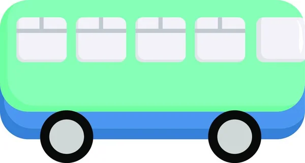 Bus Icône Web Illustration Simple — Image vectorielle