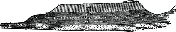 Alte Und Alte Illustrationen Eines Wörterbuchs — Stockvektor