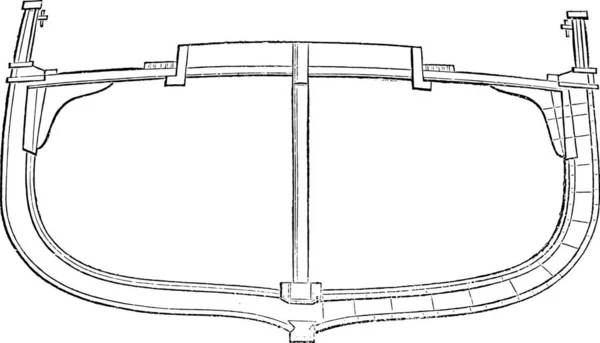 Контурная Иллюстрация Металлической Бочки — стоковый вектор