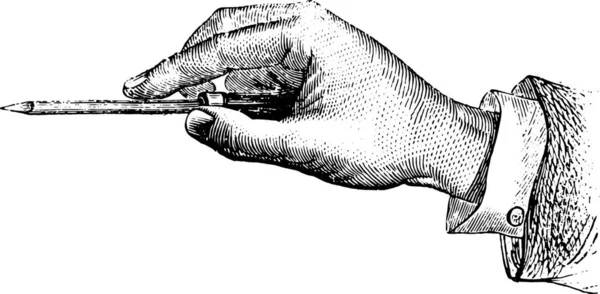 Напис Трокаром Вінтажний Вигравіюваний Малюнок Usual Medicine Dictionary Labarthe 1885 — стоковий вектор