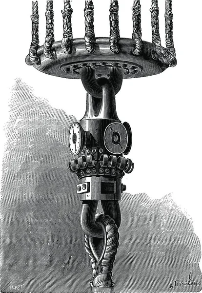 Vieux Microphone Vintage Sur Fond Blanc — Image vectorielle