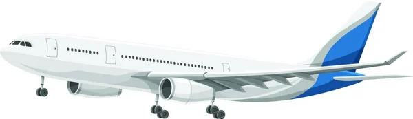 Illustrazione Vettoriale Dell Aeroplano Decollo — Vettoriale Stock