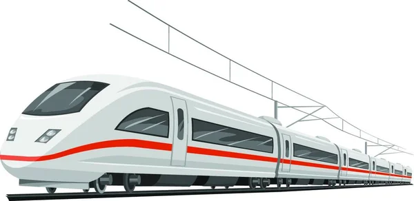 Illustration Vectorielle Train Balles Avec Câble — Image vectorielle