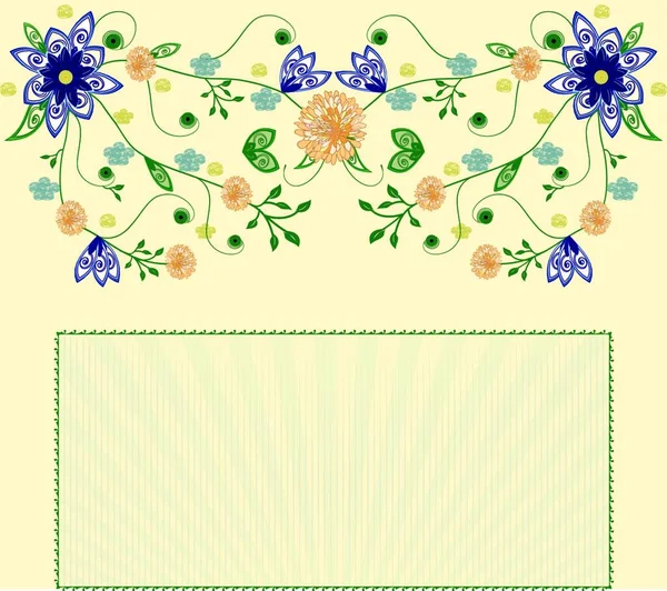 Ілюстрація Весняною Квіткою — стоковий вектор