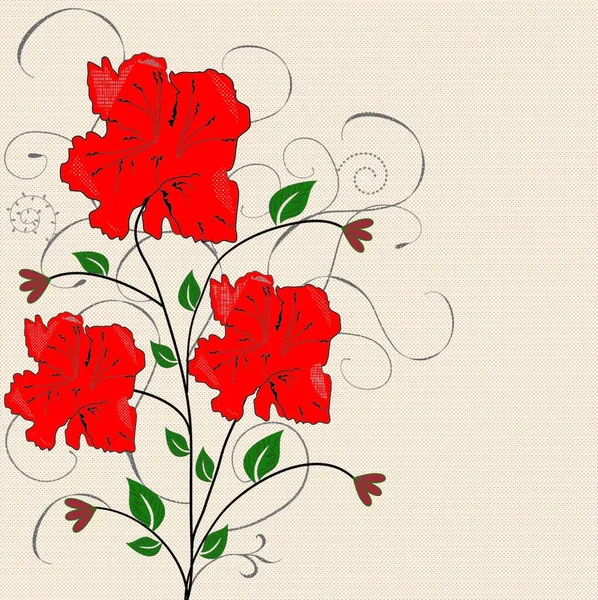 Metnin Için Yeri Olan Bahar Çiçeği Arkaplanı — Stok Vektör