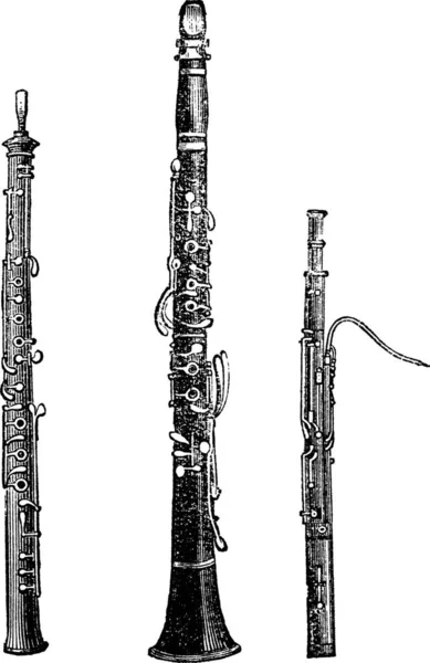 Ilustración Vectorial Instrumentos Musicales — Vector de stock