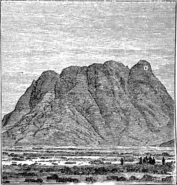 Mount Sinai Nebo Mount Horeb Nebo Mount Musa Nebo Gabal — Stockový vektor