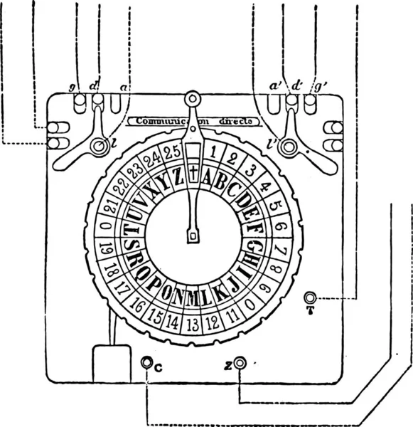 Reloj Con Tiempo Ilustración Vectorial — Vector de stock
