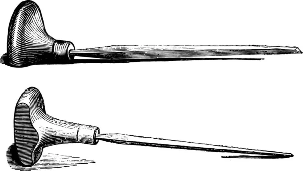 Zeichnung Einer Handgezeichneten Illustration Eines Bleistifts — Stockvektor
