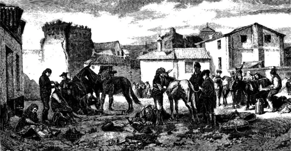 Les Tondeuses Grenade Peignent Worms Dessin Lavee Tableau Appartient Goupil — Image vectorielle