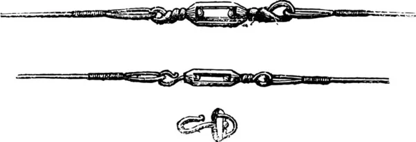 Vektor Illustration Verschiedener Symbole Der Schwertkette — Stockvektor